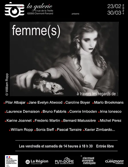 femmes, galerie sténopé, Clermont-Ferrand, exposition, noir et blanc