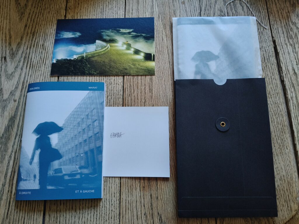 Dolorès Marat, Zine 5, à droite et à gauche, banal, quotidien, merveilleux, couleur, ici, là, émotions, ressentis, Dumas Salchli, 5ruedu, chronique, livre photo, frédéric Martin, 