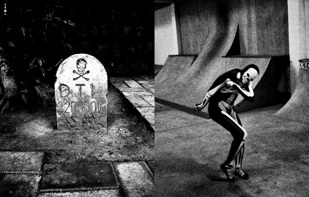 Le Mulet, Tropical Stoemp 5, mort, vie, Danse Macabre, squelette, vanité, illusion, bien-être, vieillir, Frédéric Martin, 5ruedu, chronique, livre, photographie,