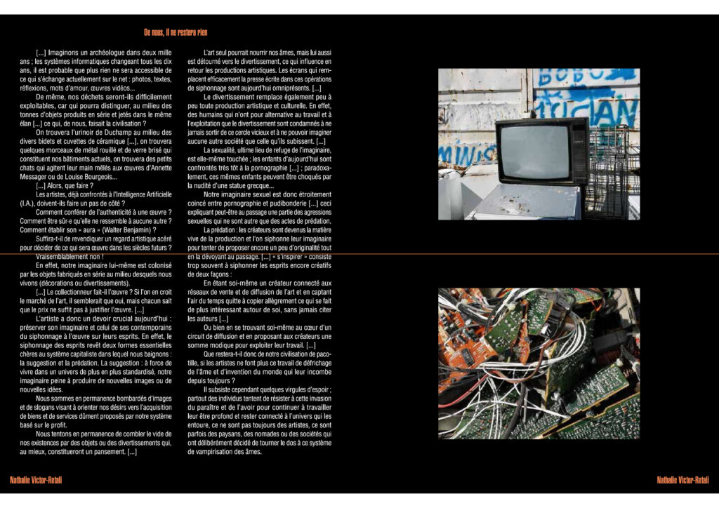 revue Why not, cadavre exquis, littérature, surréalisme, photographie, écho, chronique, Frédéric Martin, 5ruedu,